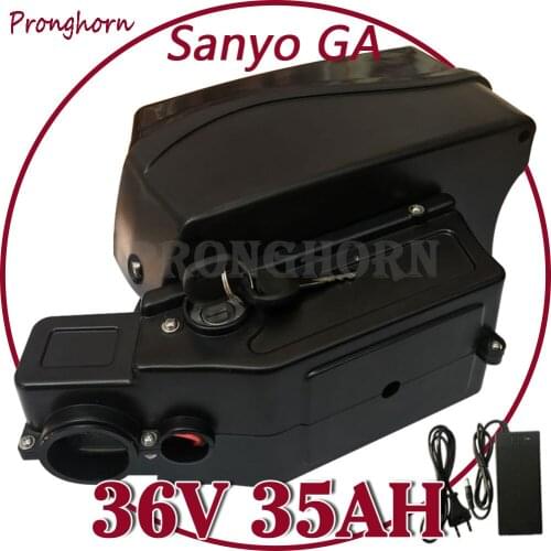 500W 1000W 36V Electric Bike Battery Pack 36V 14Ah 18Ah 21Ah 25Ah 28Ah 32Ah 35Ah use Sanyo GA Cell Hub Mid Drive Bicycle Battery