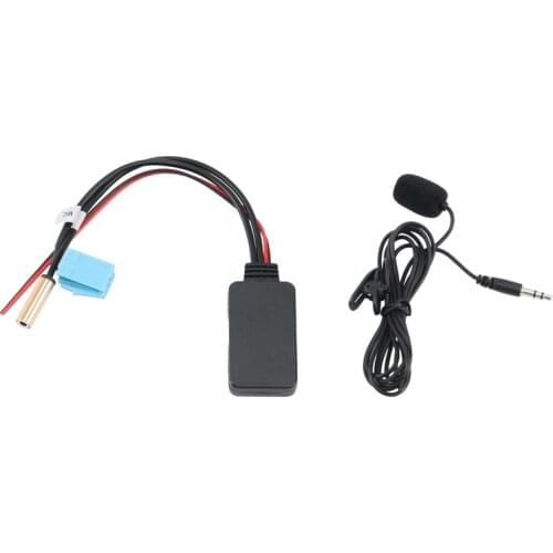 For Blaupunkt Radio 8Pin Mini ISO Port 3.5MM Audio Aux in Bluetooth Microphone