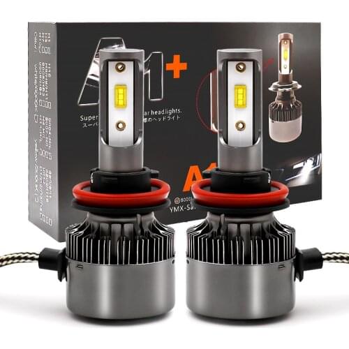 Car H11 LED H1 Headlight Bulbs H4 H7 9005 Hb3 9006 Hb4 LED Lamp Kit 12V 24V 60W 6500K 8000LM IP68 CSP Headlamp Bulb Auto Lights