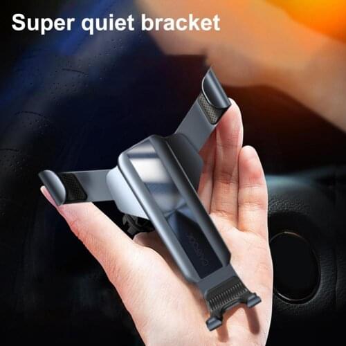 Mini Car Gravity Phone Holder Universal Gravity Air Vent Mount Cradle Stand for Automobile Portable Gravity Smartphone GPS Stand