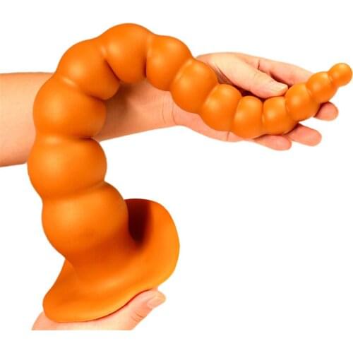 Bestco 18+ Anal Plug Super Long Dildo Whip Butt Beads Massage Vagina Anus Expansion Intimate Products Adult Sex Toys For Couples