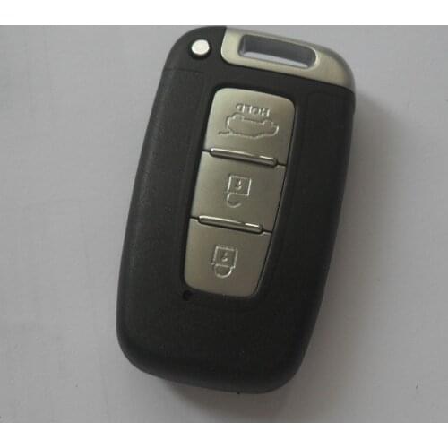 3 Buttons Smart Remote key Shell For Hyundai IX35 Sonata 8 Smart Key Fob Case With Insert Small Key Blade