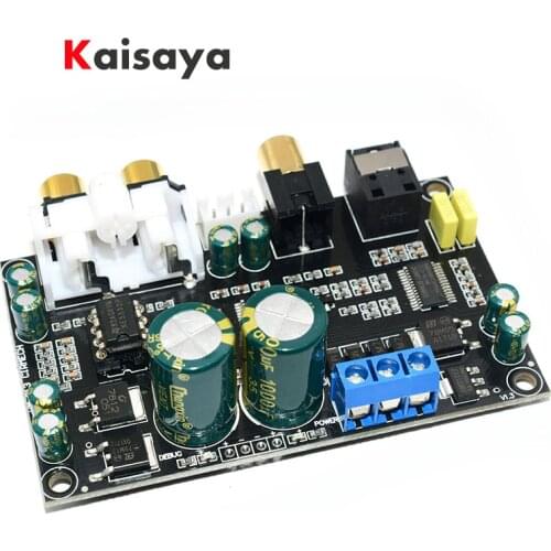 CS8416 CS4398 Digital Interface AC 12-18V Module 24-bit 192K Optical fiber coaxial input DAC decoder board C3-003