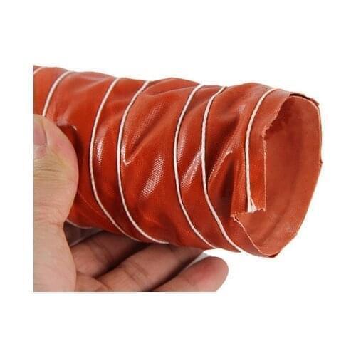 500mm long silicone tube red silica gel pipe high temperature resistant air duct 300 degree exhaust vessel 51/64/75/80/90/100mm