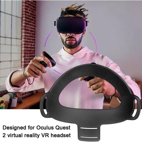 For Oculus Quest 2 Headband Cushion Removable Professional VR Headsets Pad TPU Pressure-relieving Fixing Frame For Quest2