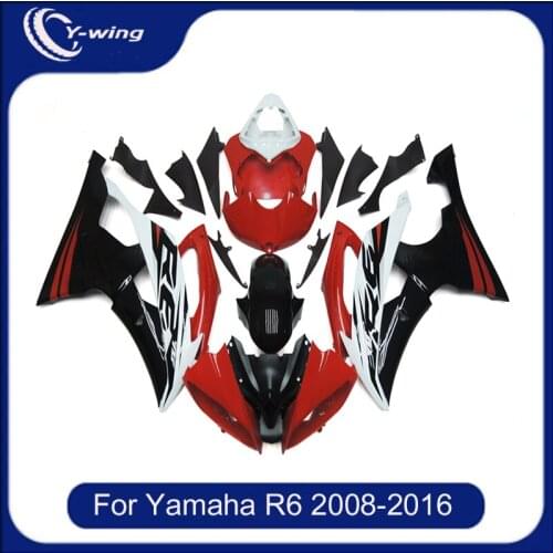 ForYAMAHA R6 08 09 10 11 12 13 Red Fairing 2008-2013 YZF R6 Fairing Kit