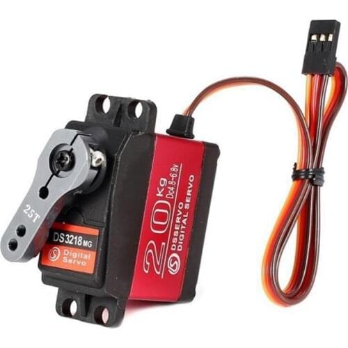 DS3218 RC Servo 20KG Metal Gear Digital Servo Aluminum Shell Baja Servo Usual Waterproof Version For Baja Cars