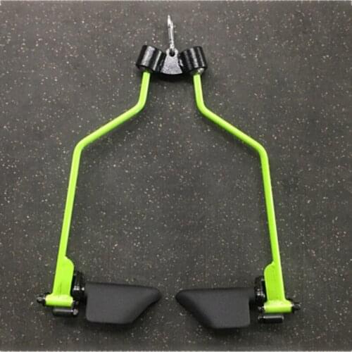 Fitness Pro LAT Pull Down Bar DIY Pulley Cable Attachments Home Gym Rowing Handle Biceps Triceps Back Blaster T-bar V-bar