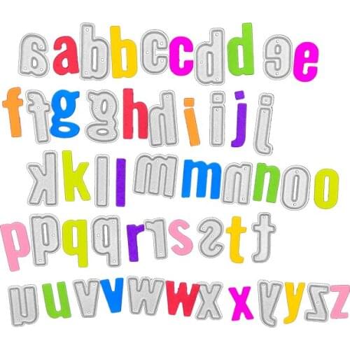 Julyarts 26pcs Ordinary Form Of Letter Stencils Metal Cutting Dies For DIY Card Making New 2021 Embossed Crafts Cards