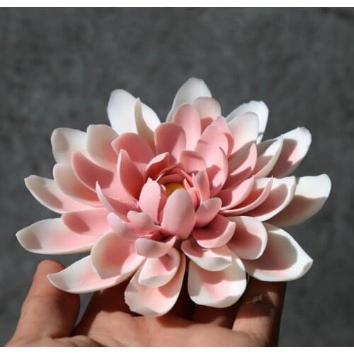 Ceramic White Lotus Incense Burner Home Decor Incense Stick Holder Buddhist Aromatherapy Incense Censer Use In Office Teahouse