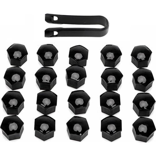 LEEPEE 20Pcs Car Wheel Nut Caps Auto Hub Screw Cover Special Socket Bolt Rims Car Styling 17mm Protection Exterior Decoration