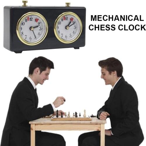 Retro Accurate Portable Competition Game Timer Chess Clock Analog Gift Professional Mechanical Count Up Down Accessories Count