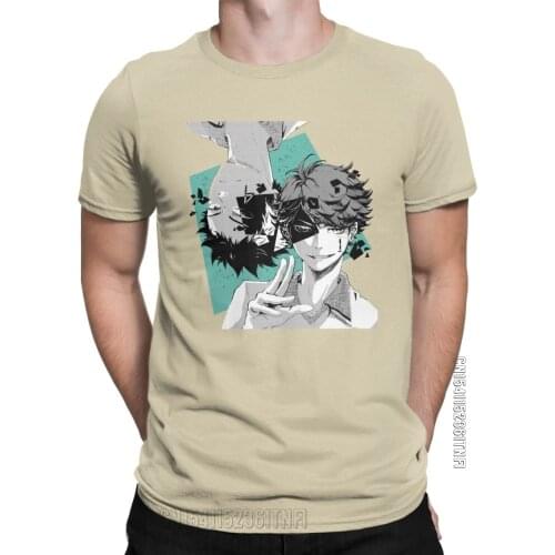 Men T-Shirt Haikyuu Hajime And Oikawa Funny Pure Cotton Tee Shirt Classic Short Sleeve T Shirt Round Neck Clothing Plus Size