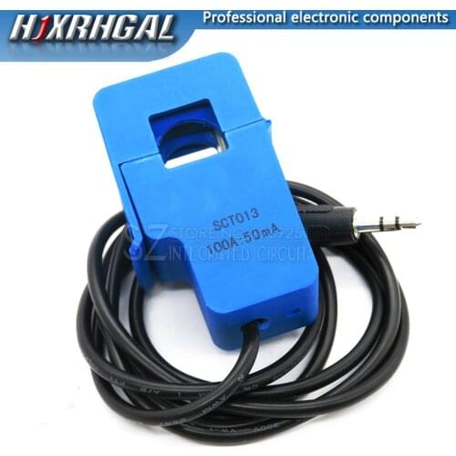 1PCS Non-invasive Split Core Current Transformer AC current sensor 100A SCT-013-000 NEW