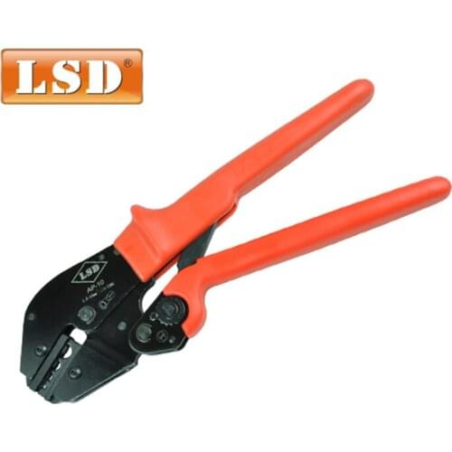 Non Insulated Wire Ternimal Plier Crimper 1-10mm2 17-7AWG AP-10 ratchet energy saving crimp tool