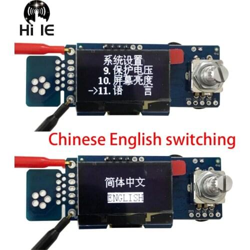 T12 OLED Controller Digital Soldering Iron Station DIY KITS for T12 Tips Chinese English Switching