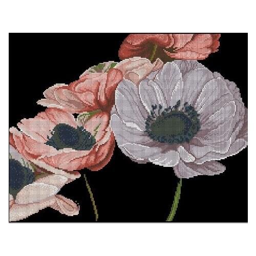 Top Quality lovely classical counted cross stitch kit water lily lilies flower flowers, beautiful flower