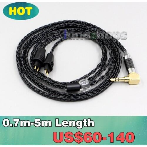 XLR Balanced 3.5mm 2.5mm 8 Cores Silver Plated Headphone Cable For FOSTEX TTH900/909/600/X00/610 MKII MK2 LN006338