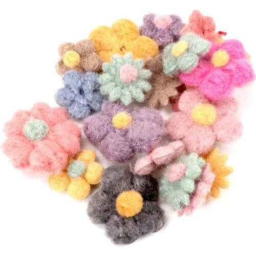 10pcs Beautiful Lace Flower Applique Trim Embroidered Lace Patches For Handmade Garment Accessories Decoration Sewing DIY