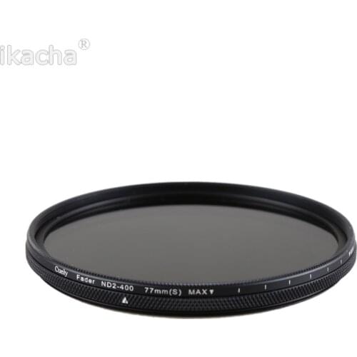 49mm 52mm 55mm 58mm 62mm 67mm 72mm 77mm 82mm ND Filter Neutral Density ND2-400 Lens Filter for Canon Nikon Camera