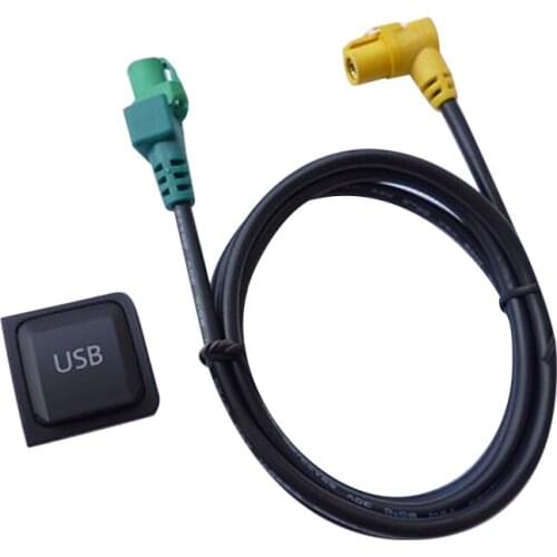 RCD510 RNS315 Car USB AUX Data Switch Cable Adapter For Volkswagen Golf 6 Scirocco Sagitar Car vehicle electronics Accessories