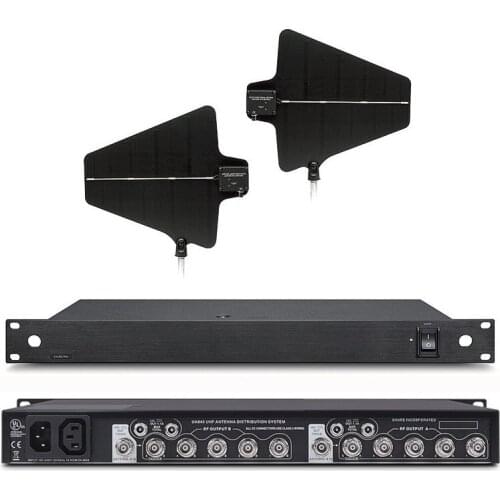 Bolymic Wireless Microphone Amplifier 470-952MHz Antenna Distributor for Wireless Mic System,school,meeting