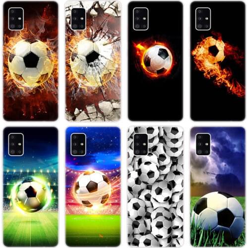Football soccer field Case for Samsung Galaxy A12 A02 A03S A21S A22 A32 A52 A72 A82 Quantum 2 S21 Plus FE Ultra M02S M12 Cover