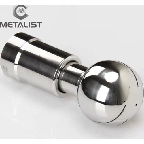 METALIST High Quality 1/2'' DN15-2.5"DN50 Female Thread SS304 Sanitary CIP Tank Cleaning Rotating Spray Ball