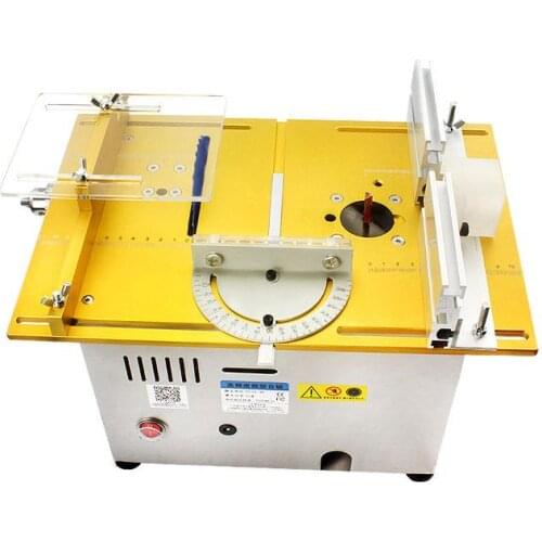 Multi-Function Table Saw 12V-24V Mini Diy Woodworking Jade Cutting Saw Mini Precision Table Saw