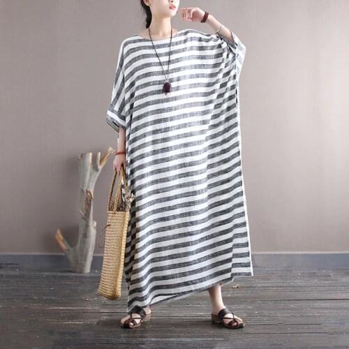 Летние платья в полоску NINI WONDERLAND China At AliExpress