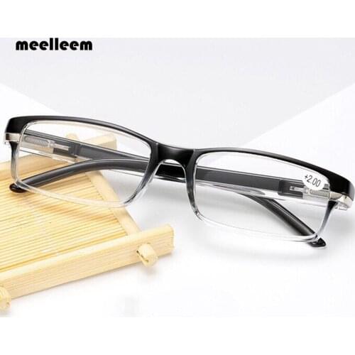 Vintage Square Frame Readinig Glasses Men Women Prescription Optical Presbyopia Glasses Business Male Eyewear With Diopters