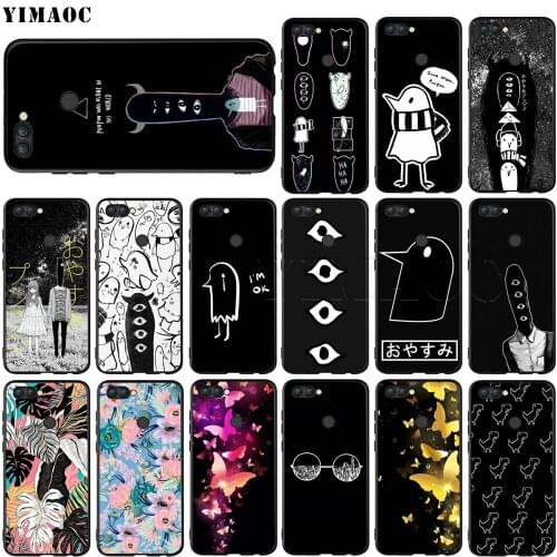 YIMAOC Goodnight Punpun Silicone Case for Huawei Honor 6a 7a 7c 7x 8 9 10 Lite Pro Y6 Prime 2018 2017