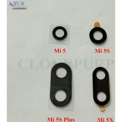2PCS Rear Back Camera Glass Lens Cover for Xiaomi Mi5 MI 5 Mi5S 5s Mi5S Plus 5s Plus Mi5x 5X MiA1