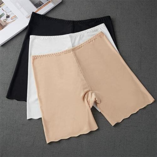 Women Safety Shorts Seamless Pants Nylon High Waist Panties Seamless Anti Emptied Boyshorts Pants Girls Underwear Slimming