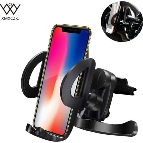 XMXCZKJ Universal Phone Holder 360 Adjustable Car Air Vent Mount Car mobile phone Holder Stand Cell smart phone GPS Accessories