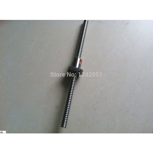 16mm 1604 Ball Screw Rolled ballscrew 1pcs SFU1604 L 500mm with 1pcs 1604 Flange single ballnut for CNC part