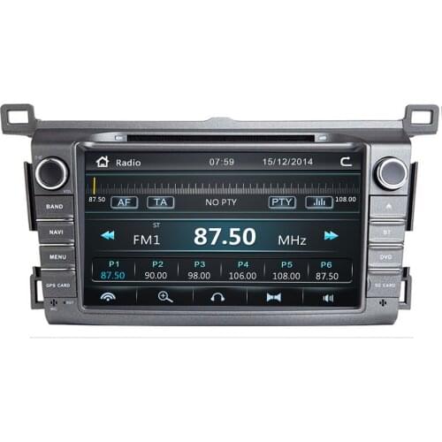 8"IPS 2 Din car multimedia dvd player GPS for Toyota RAV4 Rav 4 2013 2014 2015 2016 2017 2018 car radio camera