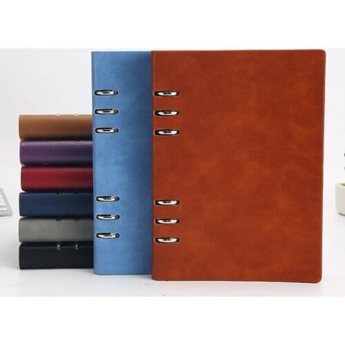 Spiral Notebook Diary Travelers Journal Planner Books Leather Notepad A5 A6 B5 Ring Binder Sketchbook Stationery School Office