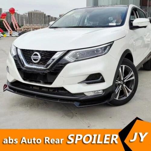 For Nissan Qashqai Body kit spoiler 2019-2020 For Qashqai ABS Rear lip rear spoiler front Bumper Diffuser Bumpers Protector