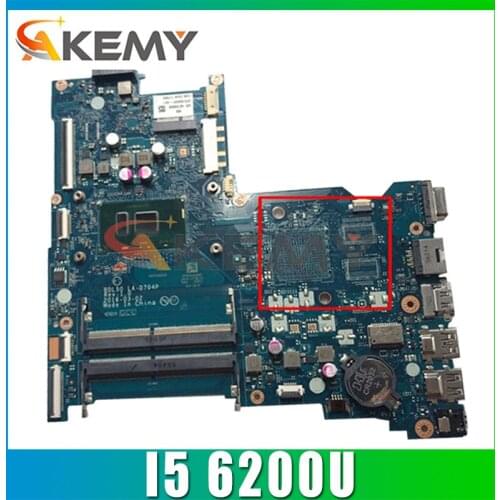 Akemy For HP 15-AY 15-AC 250 G5 BDL50 LA-D704P Laptop Motherboard MainBoard W/ I5 6200U DDR4 Test Ok Fast Ship