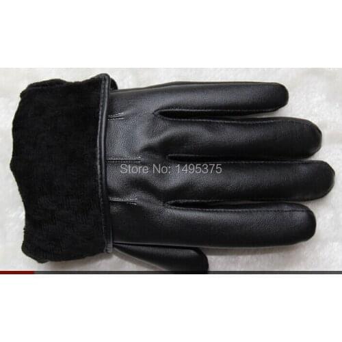 120pair/lot Men Touch leather Gloves,Screen Touch Gloves For Iphone Ipad Mobile,PU Touch Screen Leather Gloves