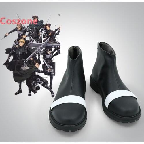 Attack on Titan Cosplay Shingeki no Kyojin Mikasa Ackerman Cosplay Shoes Boots Halloween Carnival Cosplay Costume Accessories