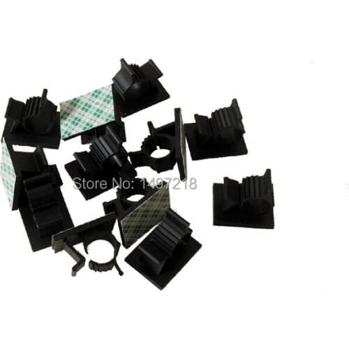 Wholesale AP-1316 20PCS/Lot 3M Self Adhesive Car Cable Clips Cable Drop Wire Holder to fix Car Charger Cable Clamp Free Shipping