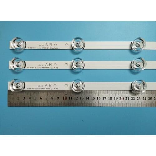 TV Backlight Strip For LG 32LB565U 32LB570U 32LB572U LED Strip Kit Backlight Bars For LG 32LB580U 32LB582U Lamps Band LED Matrix