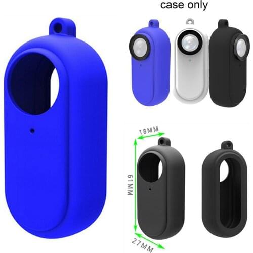 For Insta 360 Go 2 Silicone Case Shockproof Protective Camera Body Cover Protector Anti-Scratch Stabilized Camera Mini Accessori