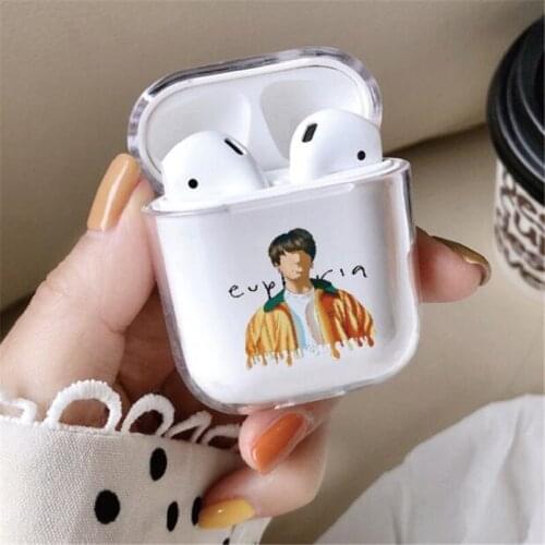 Clear Singer Boy Case For Airpods 1 2 3 Cases PC Simple Silicone Case For AirPods 2 3 Earphone Cover For Apple Air Pods Case