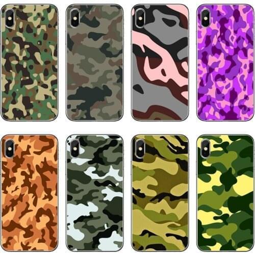 Camouflage pattern Silicone Phone Case For Samsung Galaxy M30 J8 J7 J5 Pro J6 J4 Prime A6 A8 A9 Plus J3 2018 2017