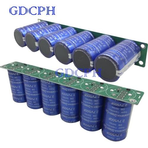 Supercondensador Fara, rectificador electrónico automotriz 16V83F 2.7V500F, agujero de tornillo, condensador de gran capacidad