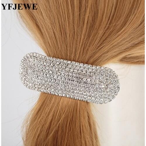 YFJEWE Full Crystal Bride Wedding Hair Accessories Hairband Diadem Jewelry Bandeau Bijoux Cheveux Coroa H050