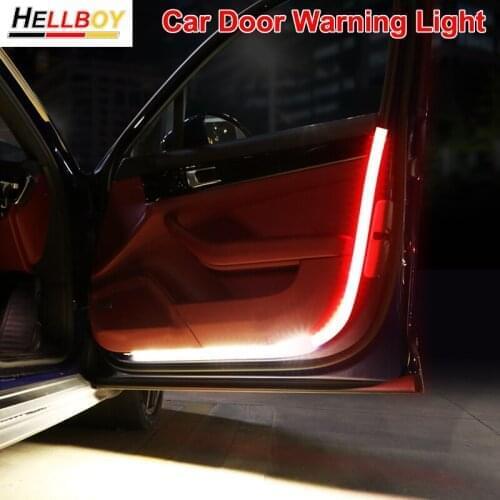 Car Door Protector Strips For VW Polo Sedan Golf 6 7 mk7 Passat B6 B7 B8 CC Jetta MK6 MK5 Tiguan MK2 LED Warning Welcome Light
